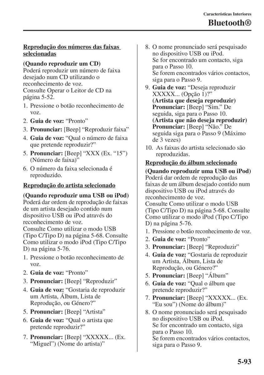 Mazda CX 5 manual del propietario / page 400