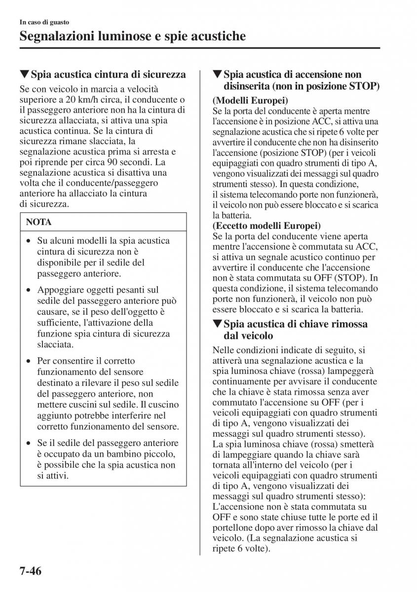 Mazda CX 5 manuale del proprietario / page 543