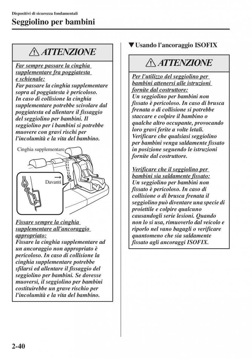 Mazda CX 5 manuale del proprietario / page 55