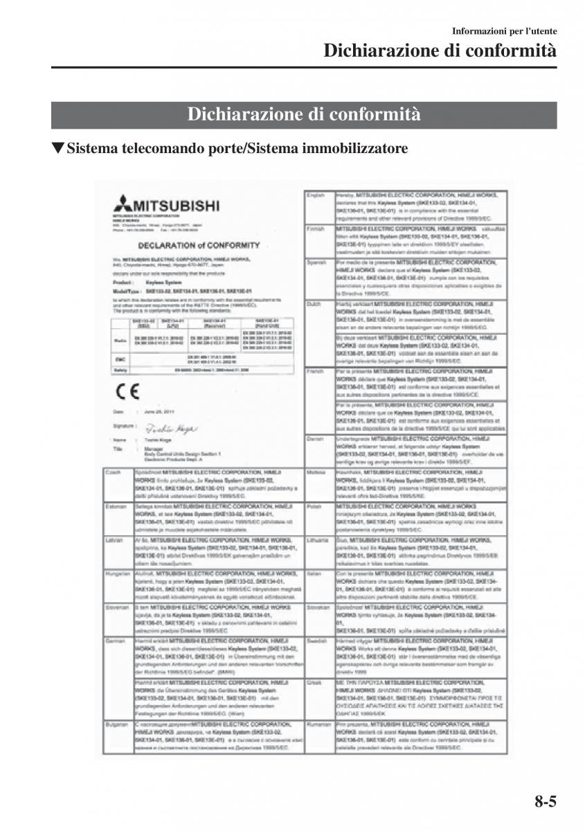 Mazda CX 5 manuale del proprietario / page 552