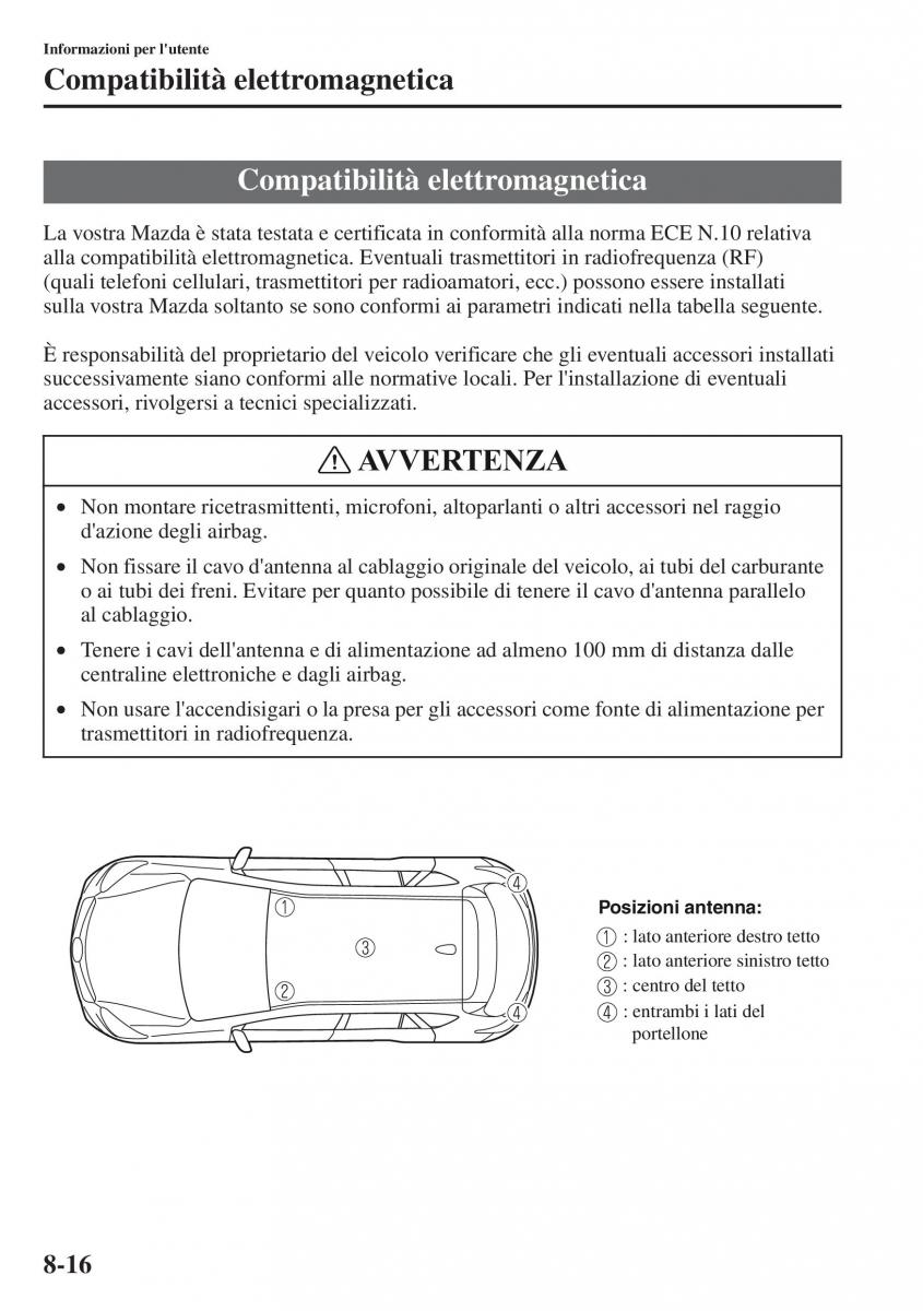 Mazda CX 5 manuale del proprietario / page 563