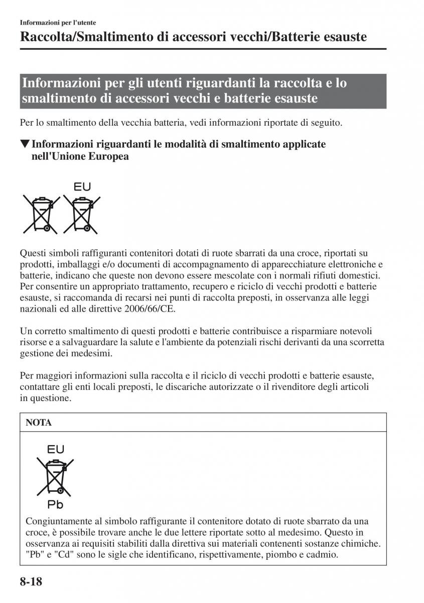 Mazda CX 5 manuale del proprietario / page 565