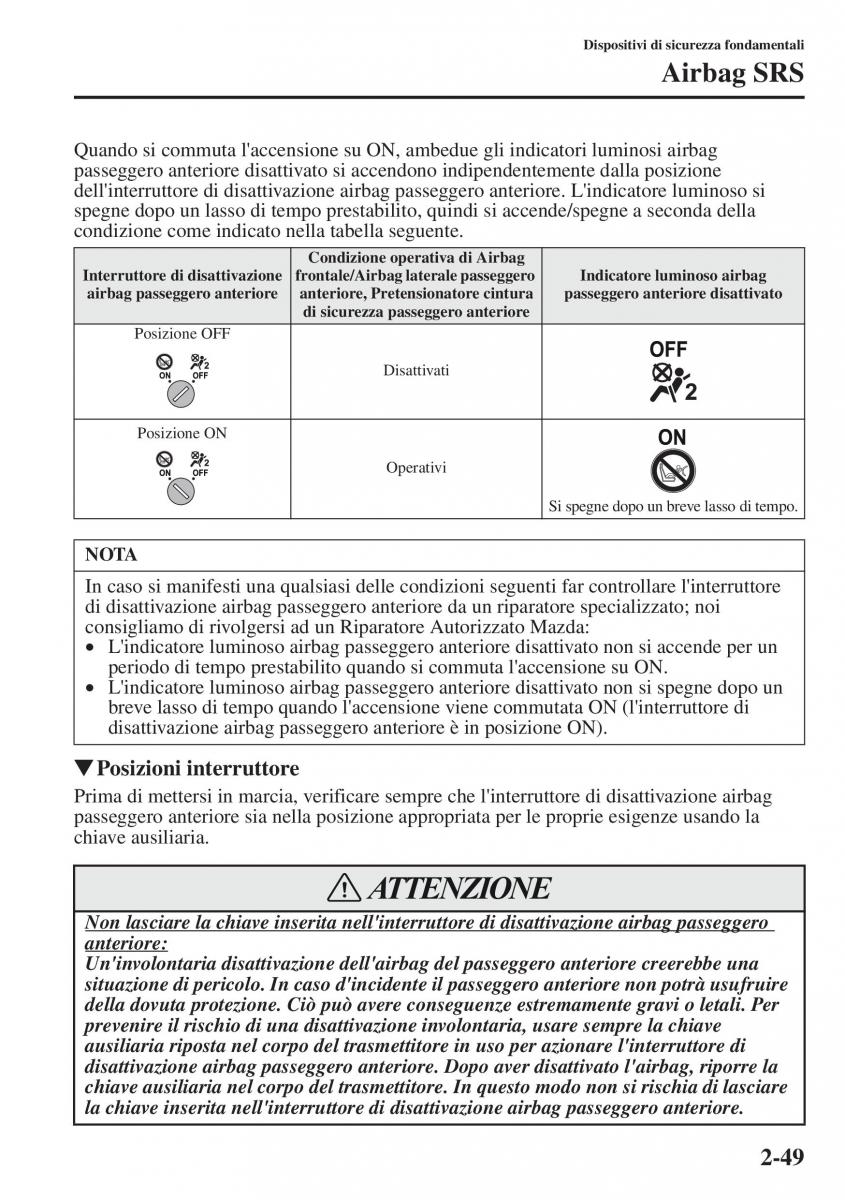 Mazda CX 5 manuale del proprietario / page 64