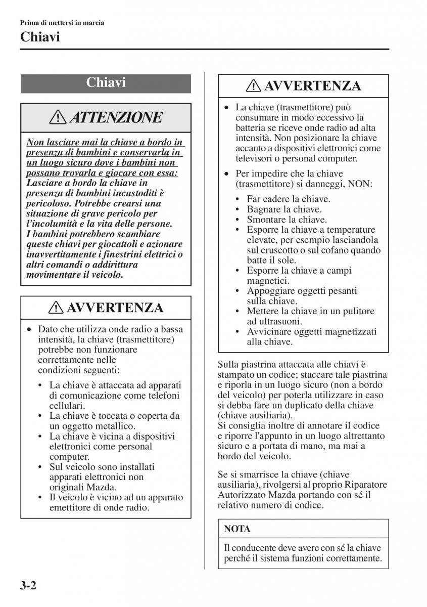 Mazda CX 5 manuale del proprietario / page 75