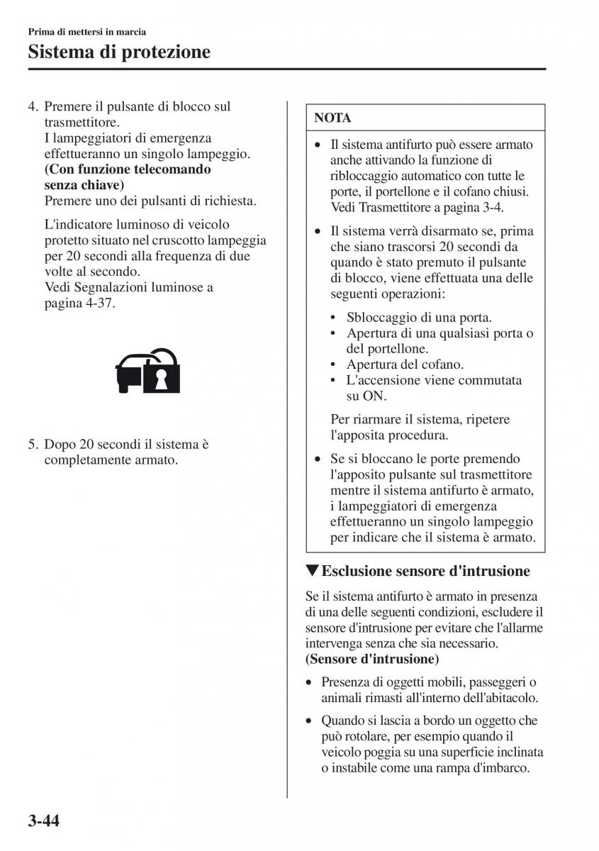 Mazda CX 5 manuale del proprietario / page 117