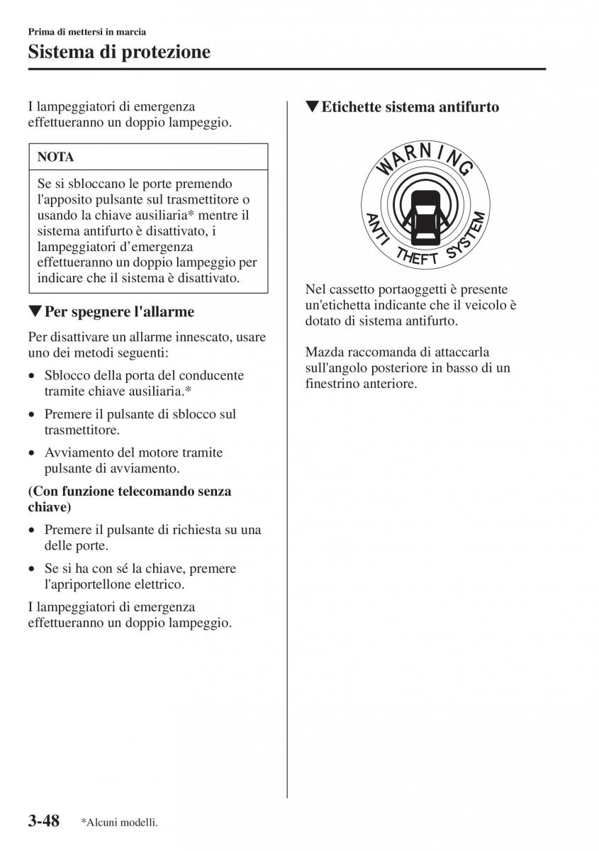 Mazda CX 5 manuale del proprietario / page 121