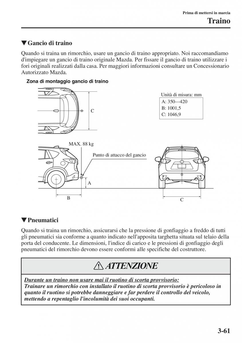 Mazda CX 5 manuale del proprietario / page 134