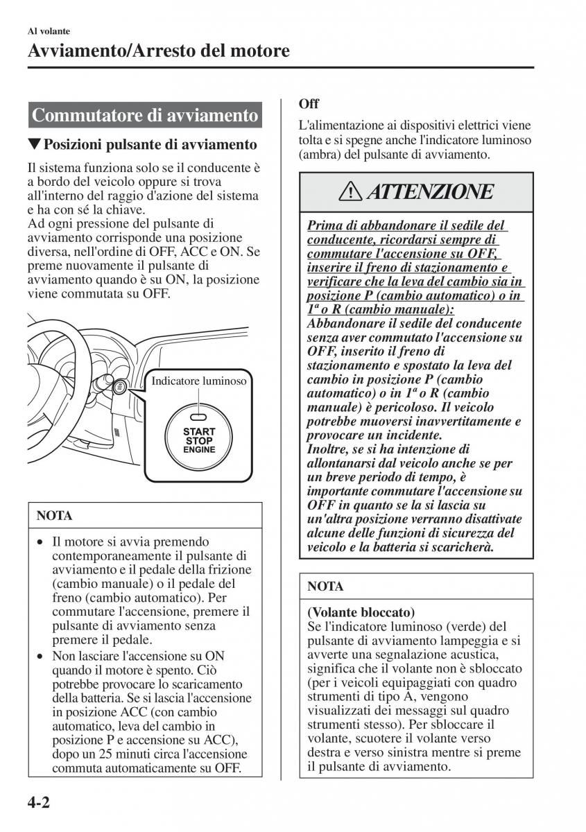 Mazda CX 5 manuale del proprietario / page 139