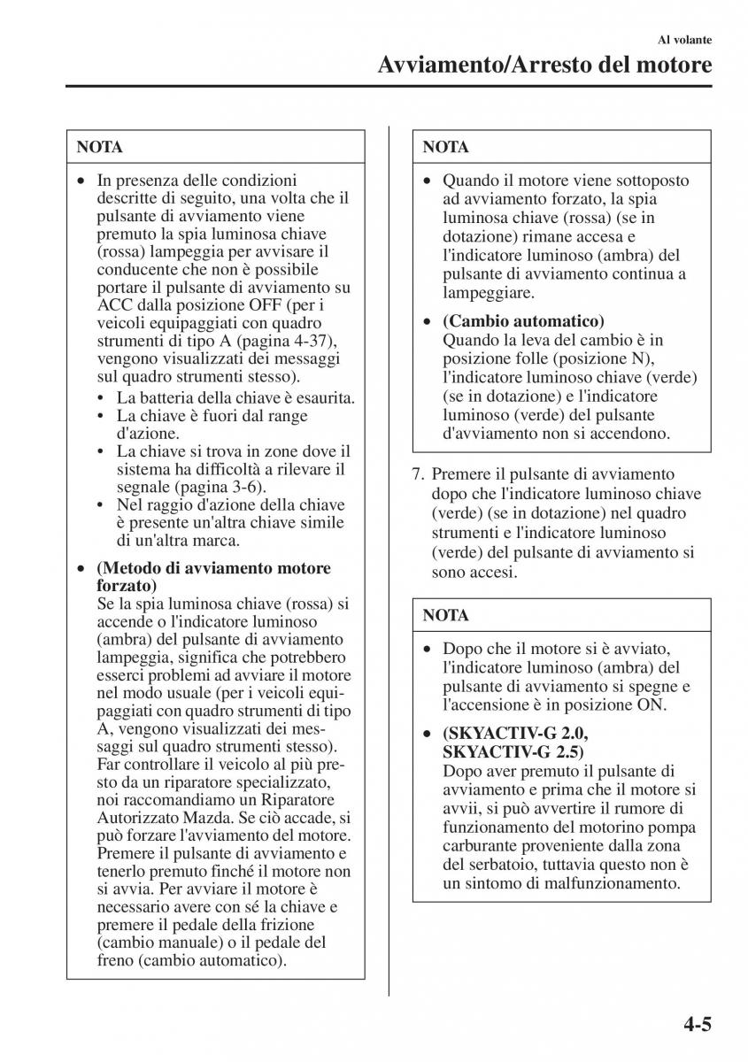 Mazda CX 5 manuale del proprietario / page 142