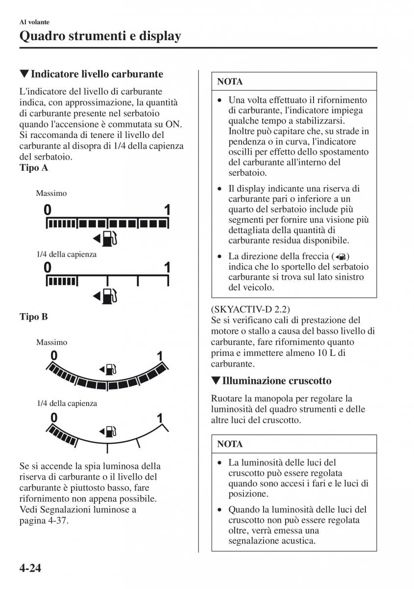 Mazda CX 5 manuale del proprietario / page 161