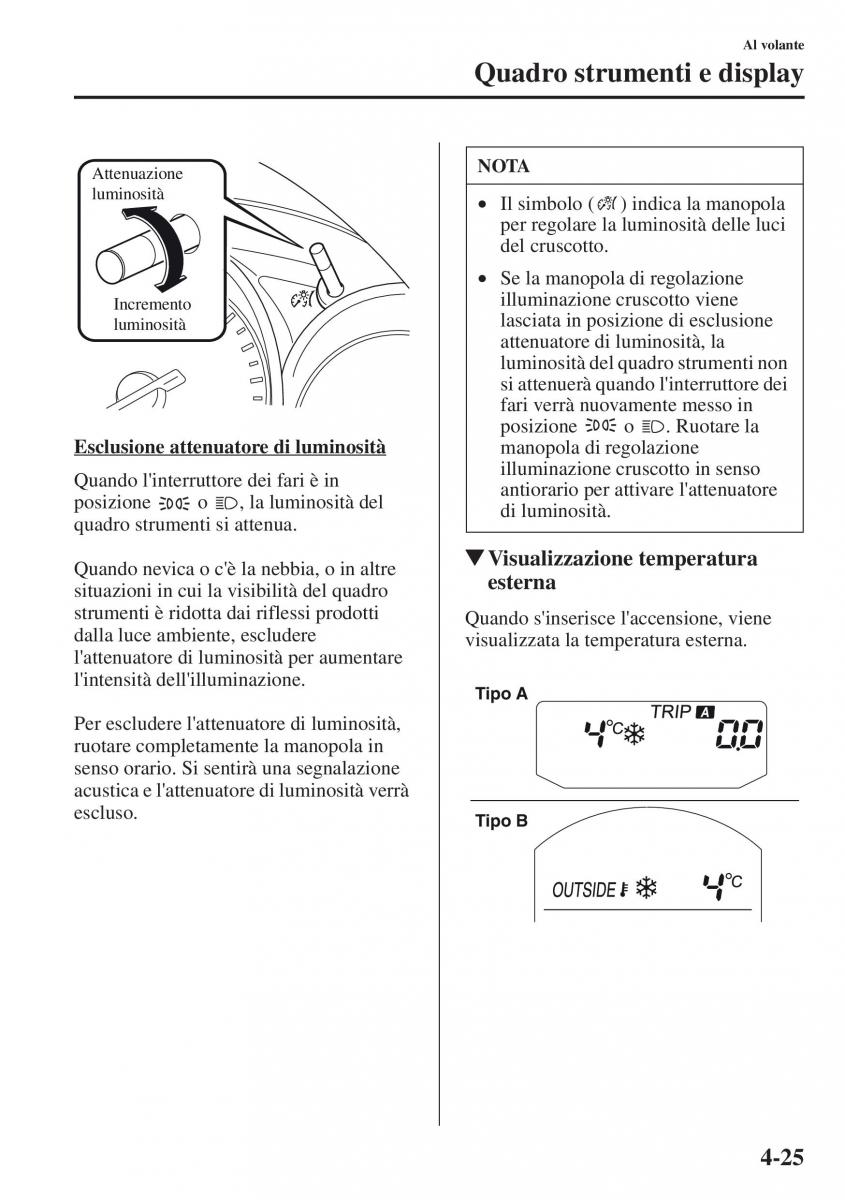 Mazda CX 5 manuale del proprietario / page 162