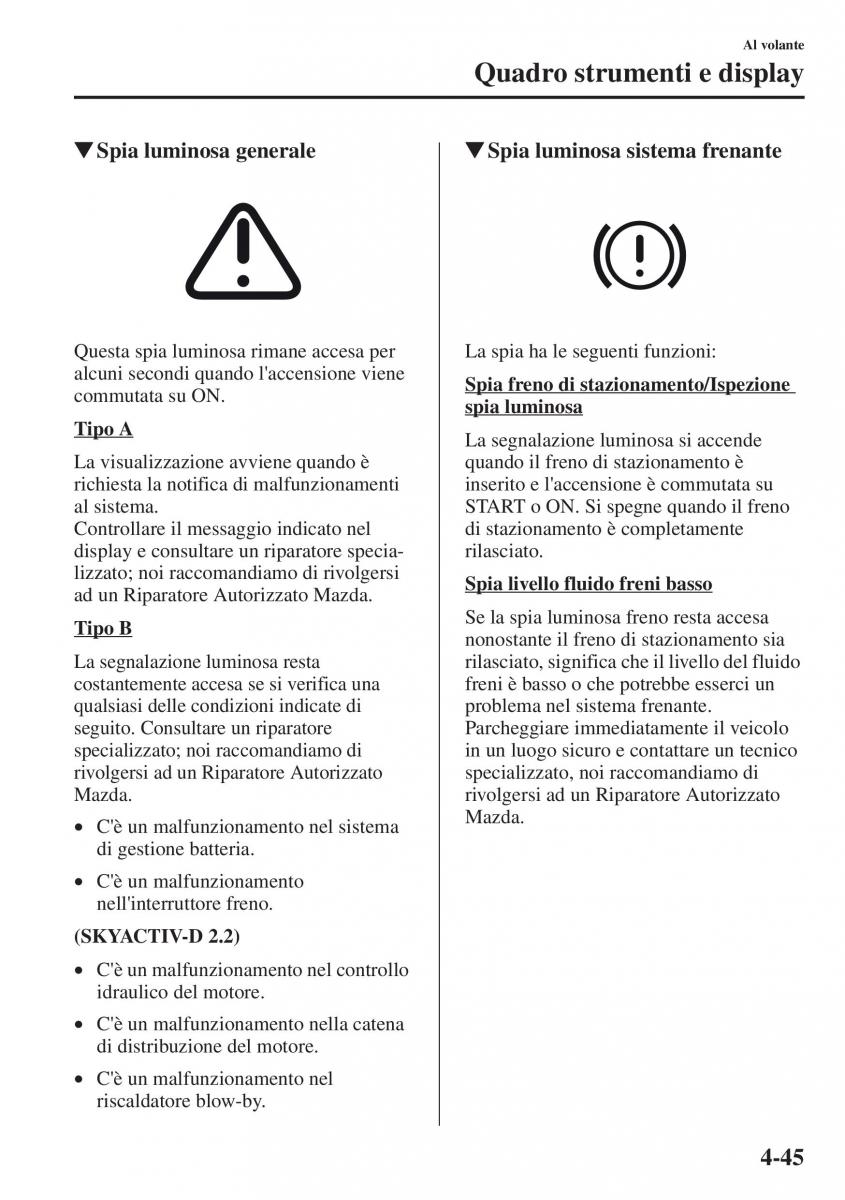 Mazda CX 5 manuale del proprietario / page 182