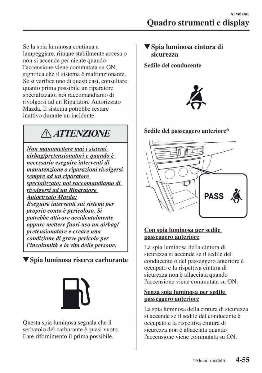 Mazda CX 5 manuale del proprietario / page 192