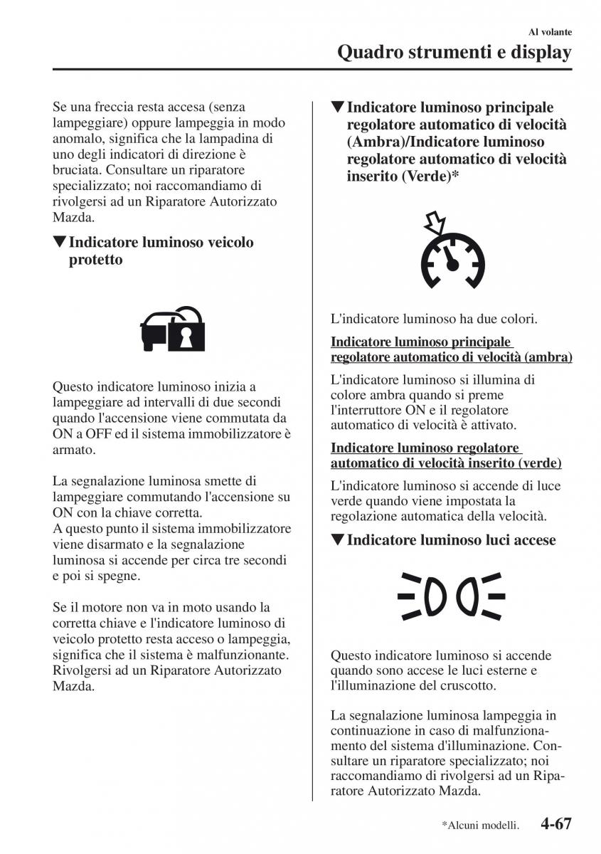 Mazda CX 5 manuale del proprietario / page 204