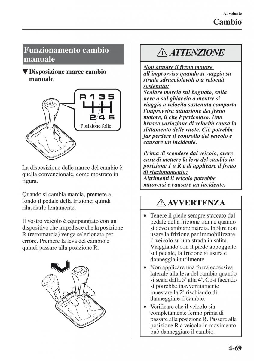 Mazda CX 5 manuale del proprietario / page 206