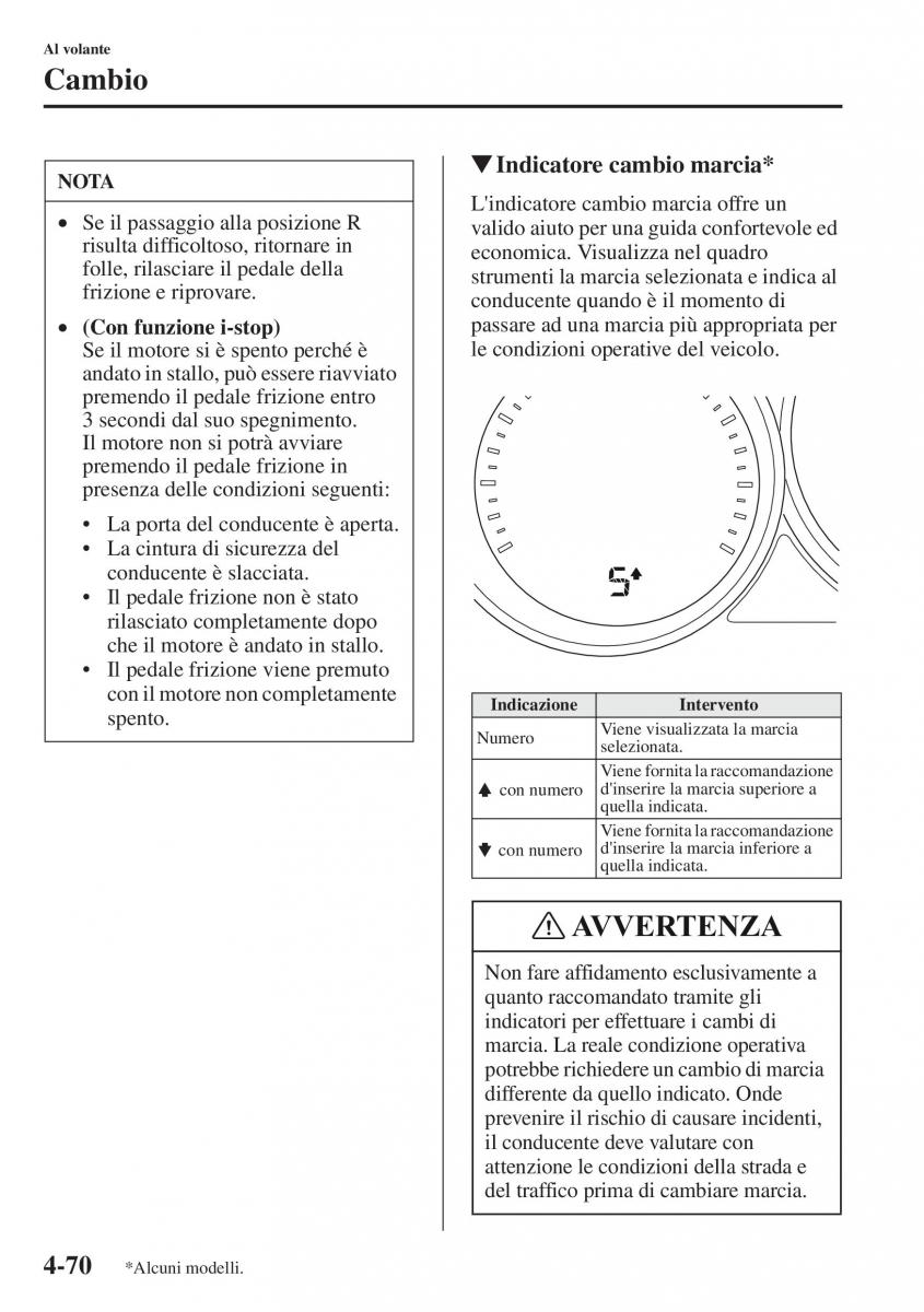 Mazda CX 5 manuale del proprietario / page 207