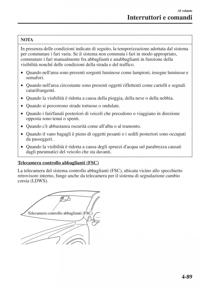 Mazda CX 5 manuale del proprietario / page 226