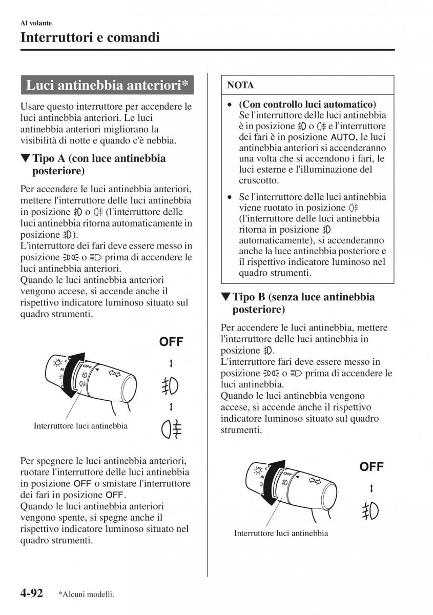 Mazda CX 5 manuale del proprietario / page 229