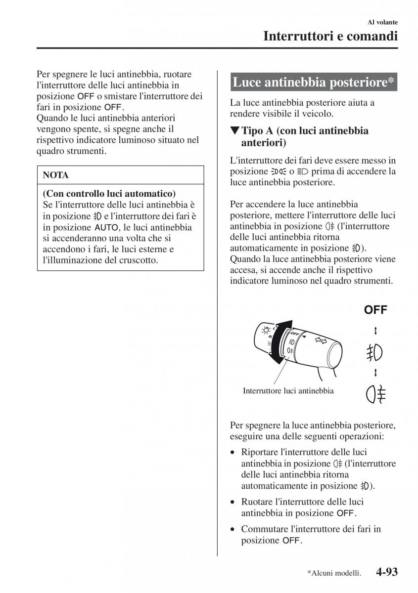 Mazda CX 5 manuale del proprietario / page 230