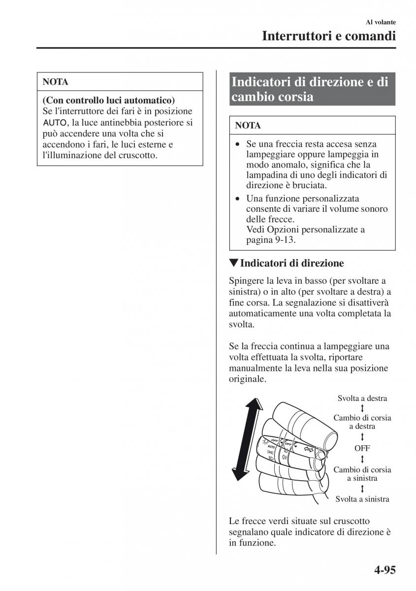 Mazda CX 5 manuale del proprietario / page 232