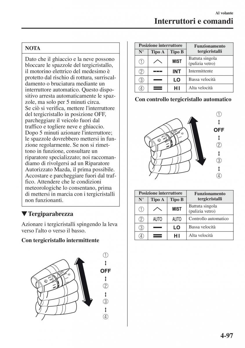 Mazda CX 5 manuale del proprietario / page 234