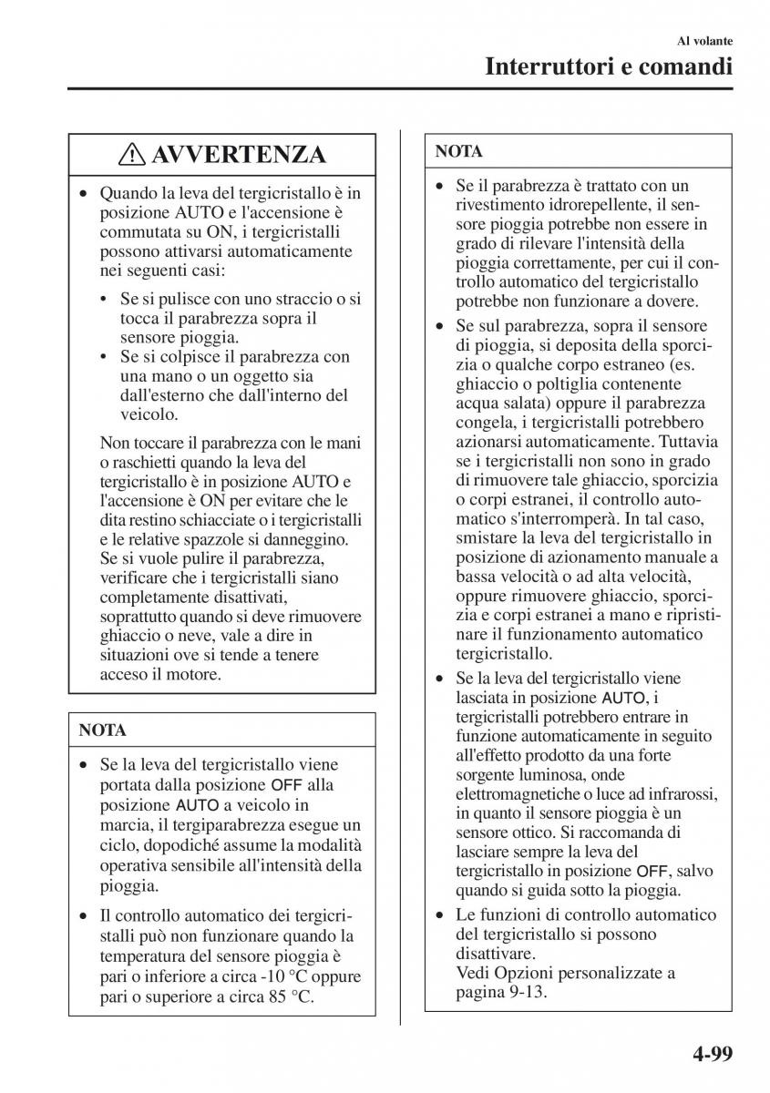 Mazda CX 5 manuale del proprietario / page 236