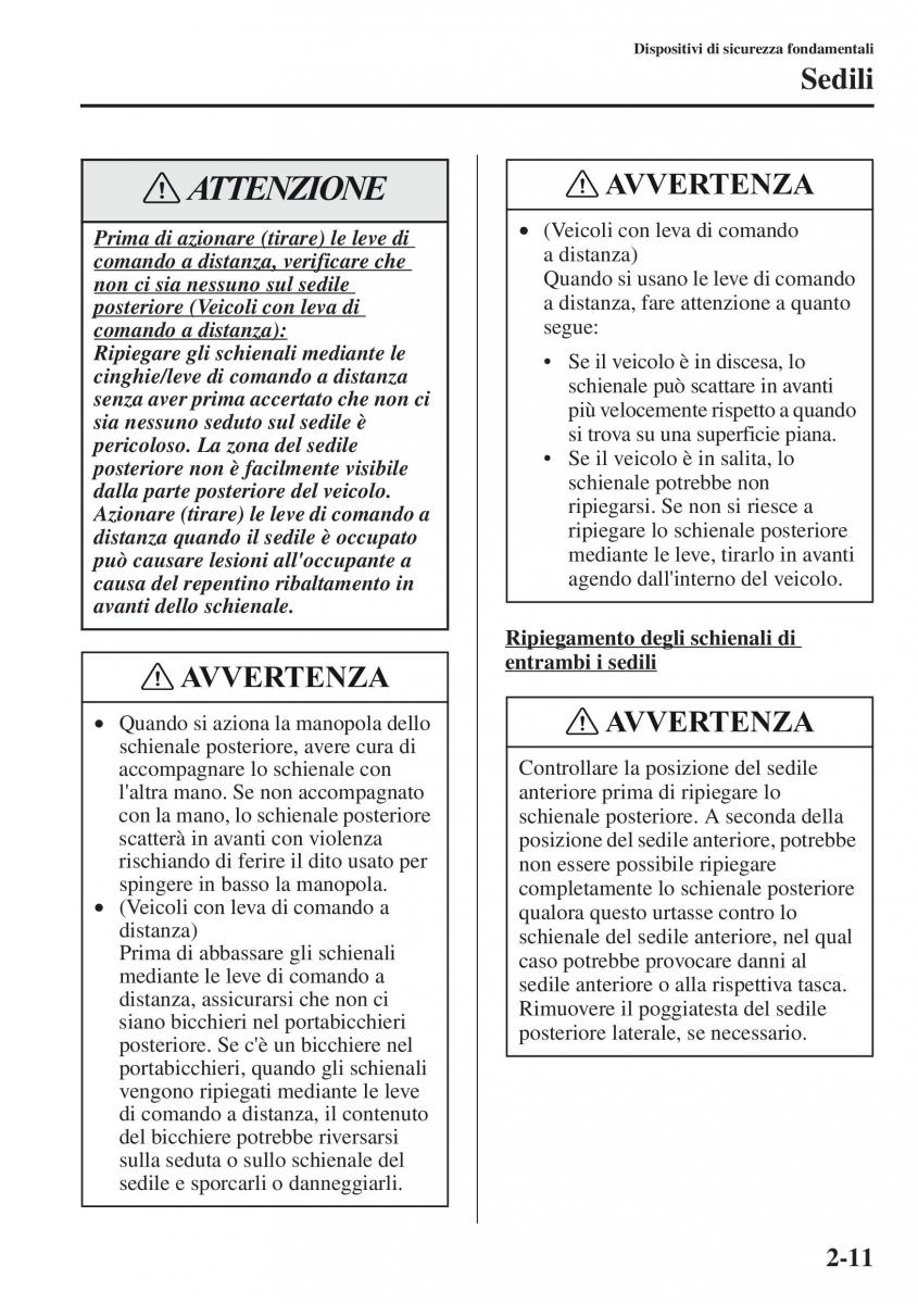 Mazda CX 5 manuale del proprietario / page 26