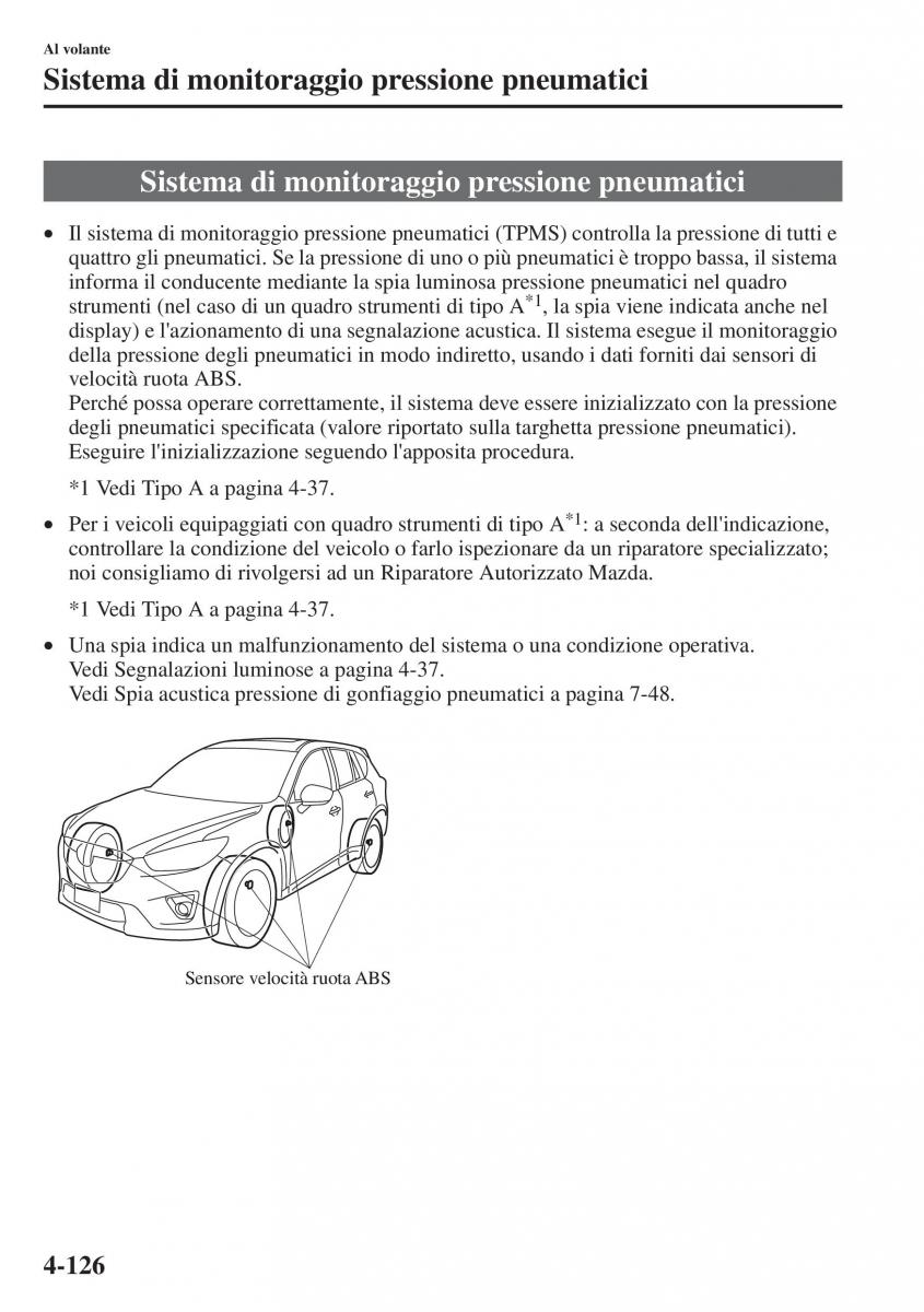 Mazda CX 5 manuale del proprietario / page 263