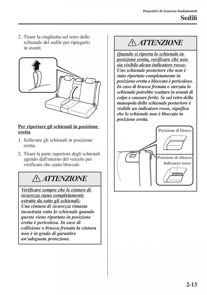 Mazda CX 5 manuale del proprietario / page 28