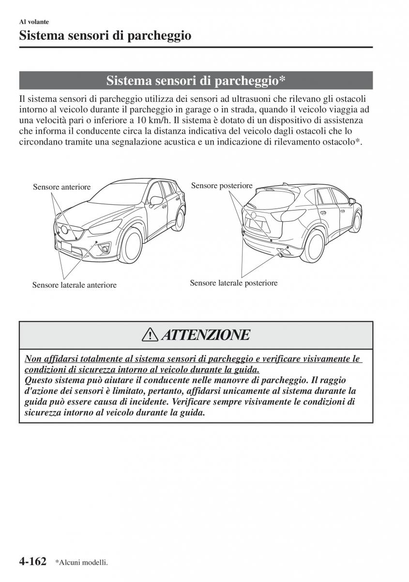 Mazda CX 5 manuale del proprietario / page 299