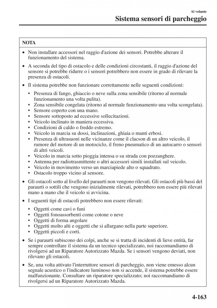 Mazda CX 5 manuale del proprietario / page 300