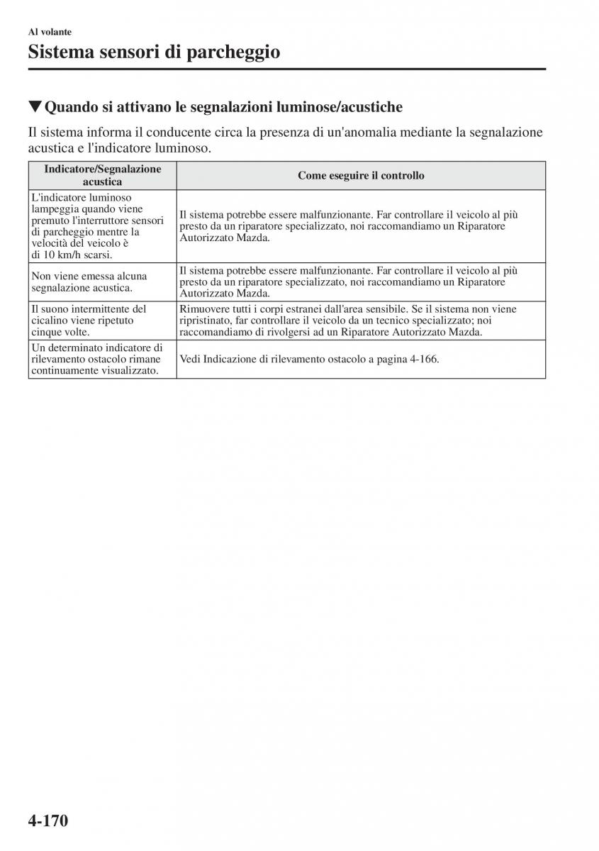 Mazda CX 5 manuale del proprietario / page 307