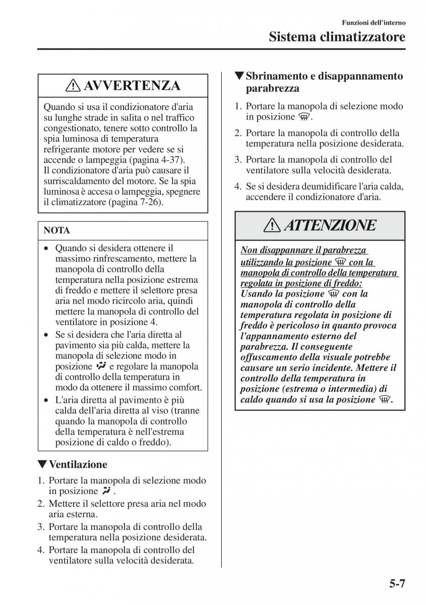 Mazda CX 5 manuale del proprietario / page 314