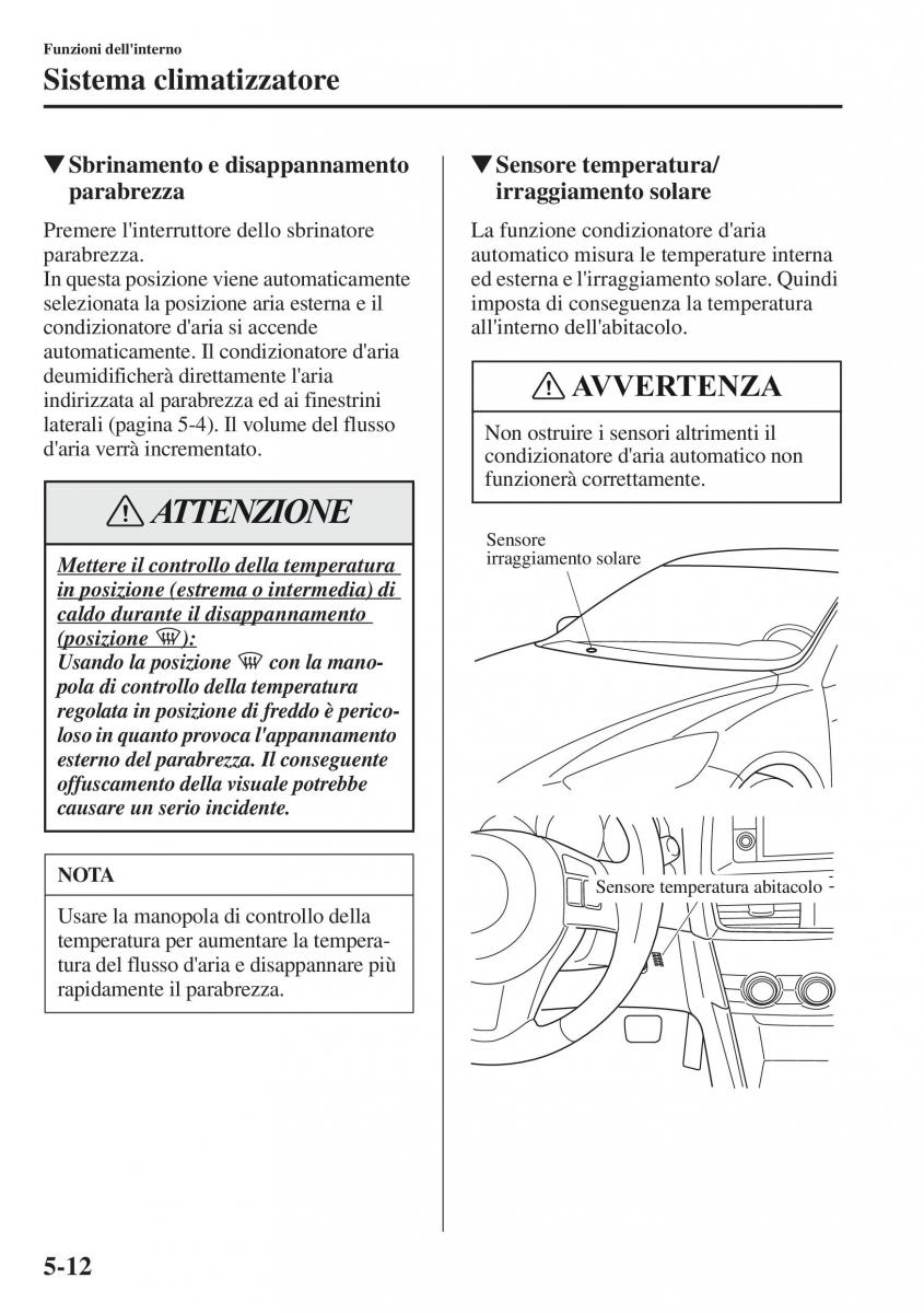 Mazda CX 5 manuale del proprietario / page 319