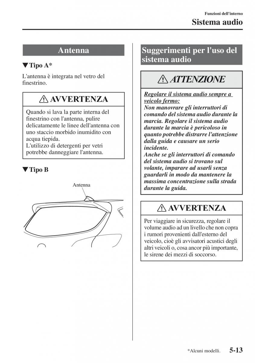 Mazda CX 5 manuale del proprietario / page 320