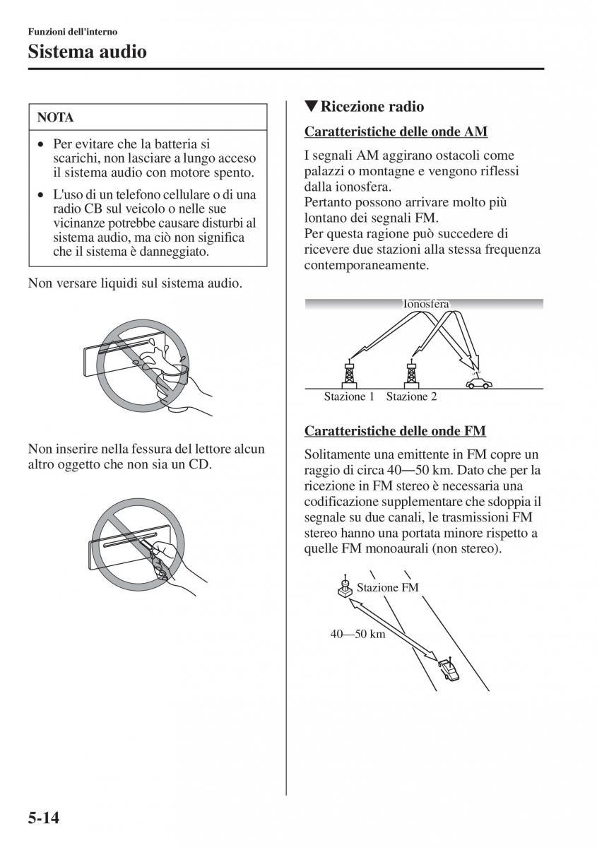 Mazda CX 5 manuale del proprietario / page 321