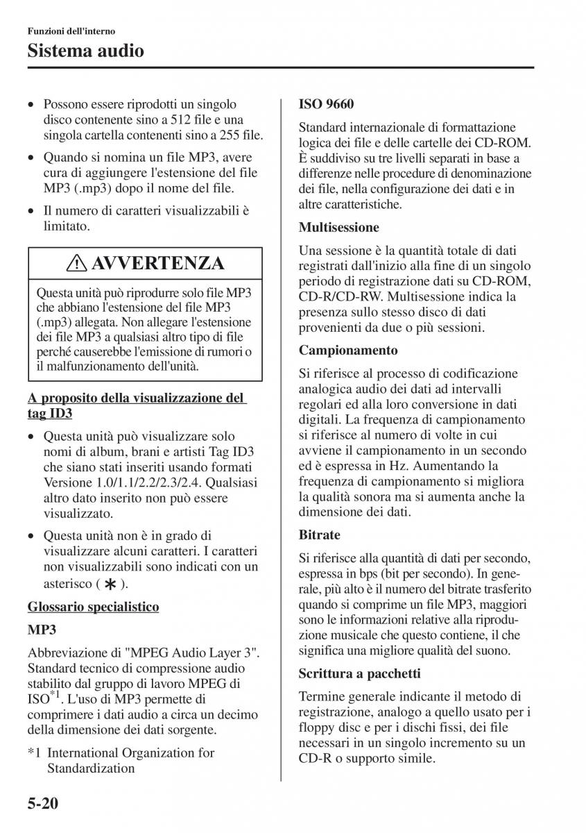 Mazda CX 5 manuale del proprietario / page 327