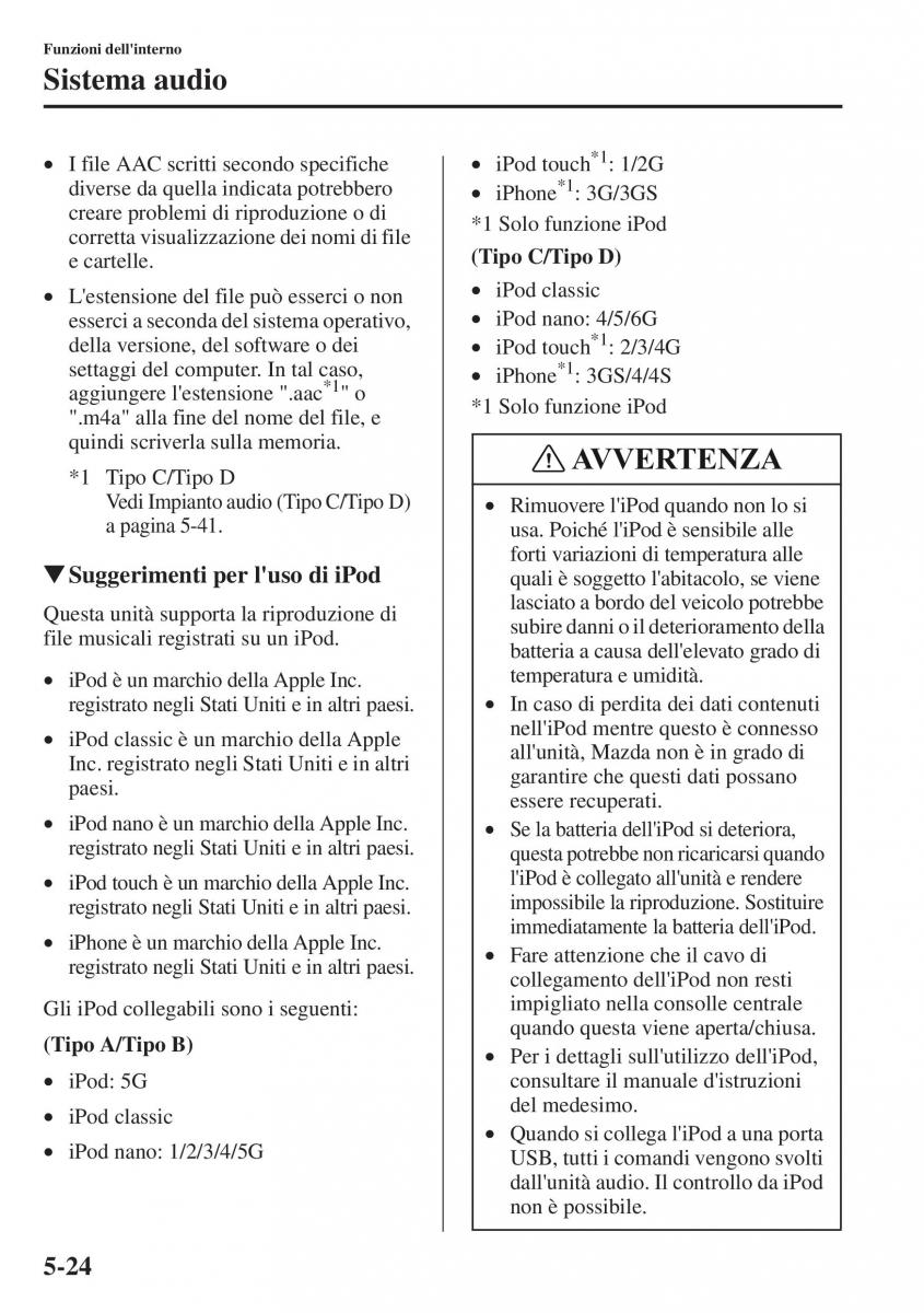 Mazda CX 5 manuale del proprietario / page 331