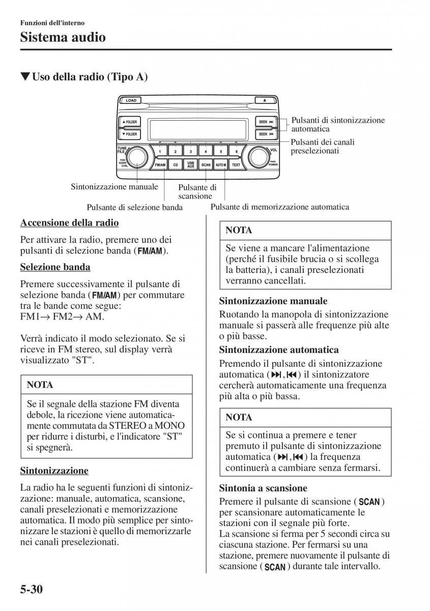 Mazda CX 5 manuale del proprietario / page 337