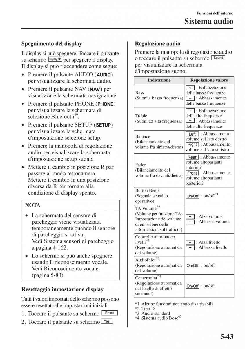 Mazda CX 5 manuale del proprietario / page 350