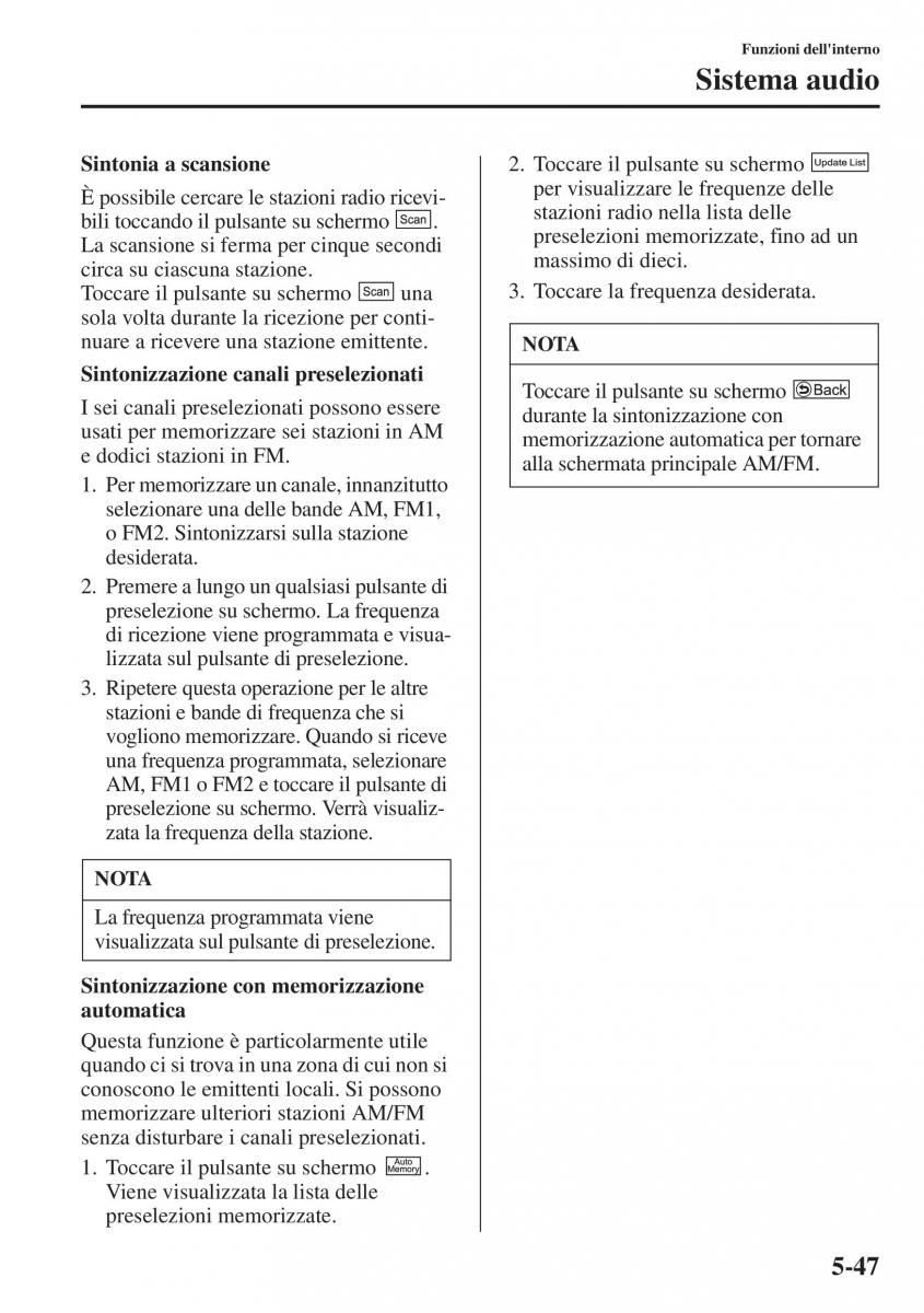 Mazda CX 5 manuale del proprietario / page 354