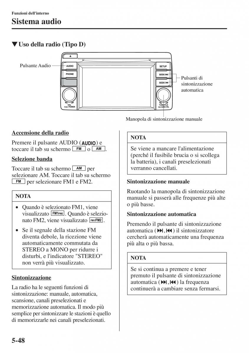 Mazda CX 5 manuale del proprietario / page 355