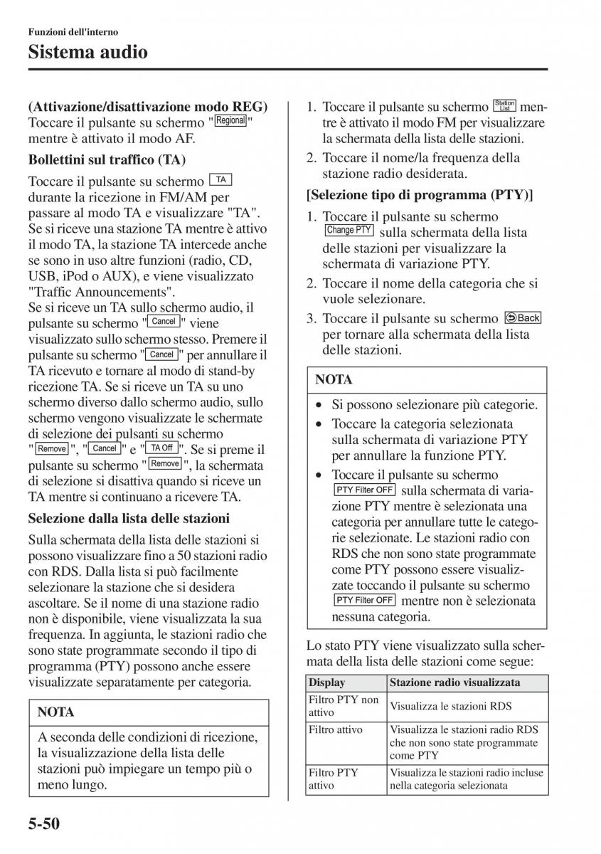 Mazda CX 5 manuale del proprietario / page 357