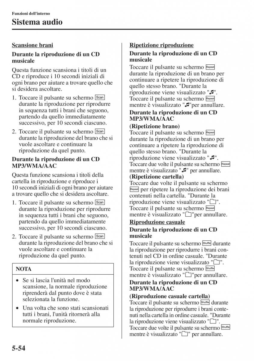 Mazda CX 5 manuale del proprietario / page 361