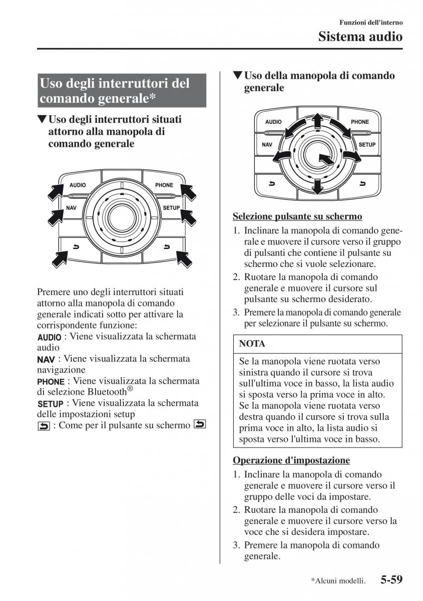 Mazda CX 5 manuale del proprietario / page 366