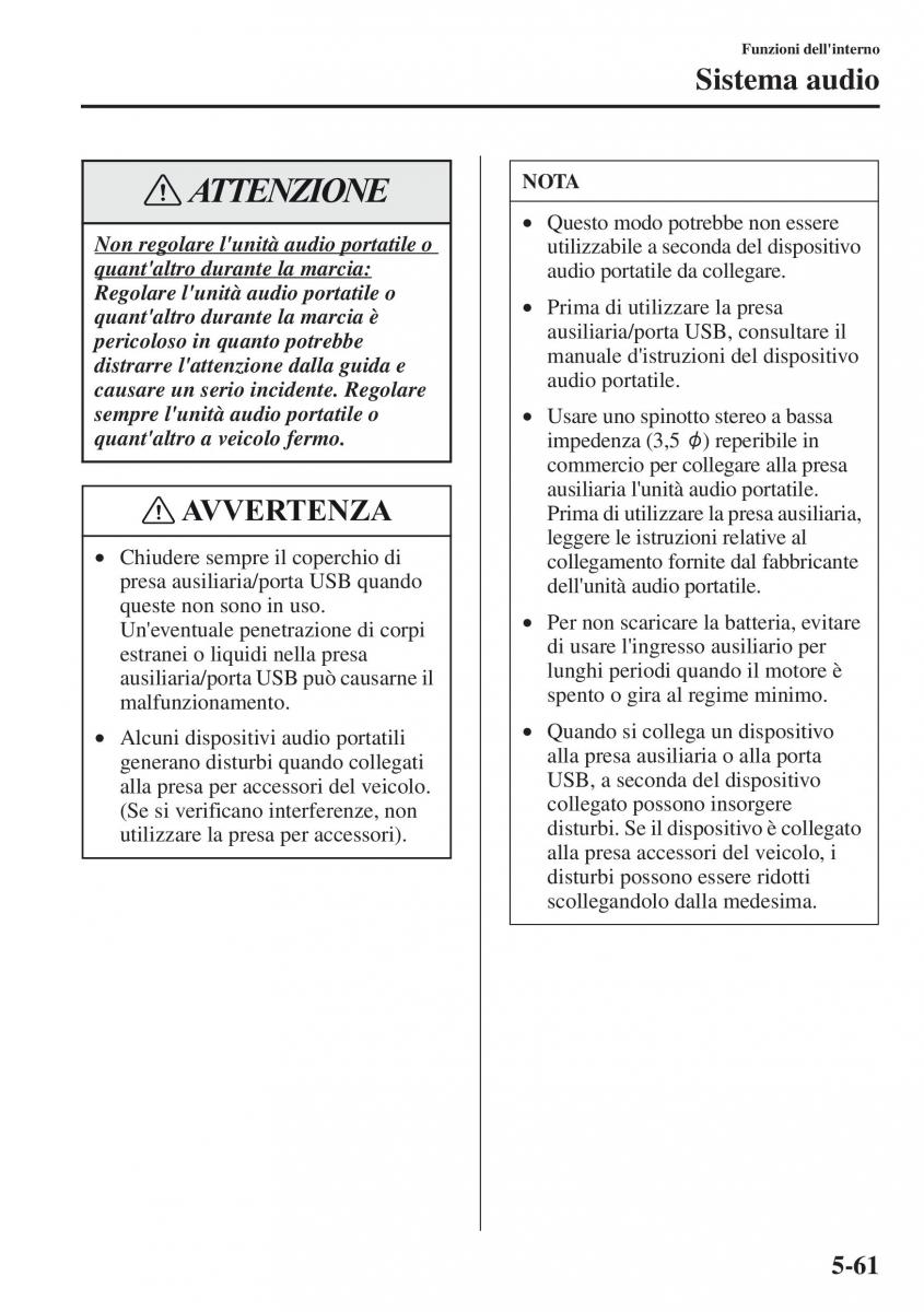 Mazda CX 5 manuale del proprietario / page 368