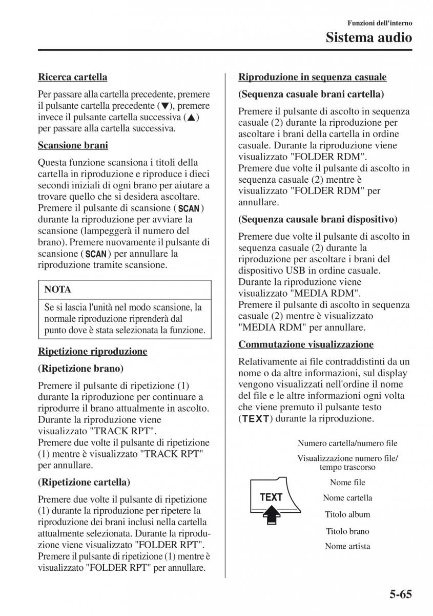 Mazda CX 5 manuale del proprietario / page 372