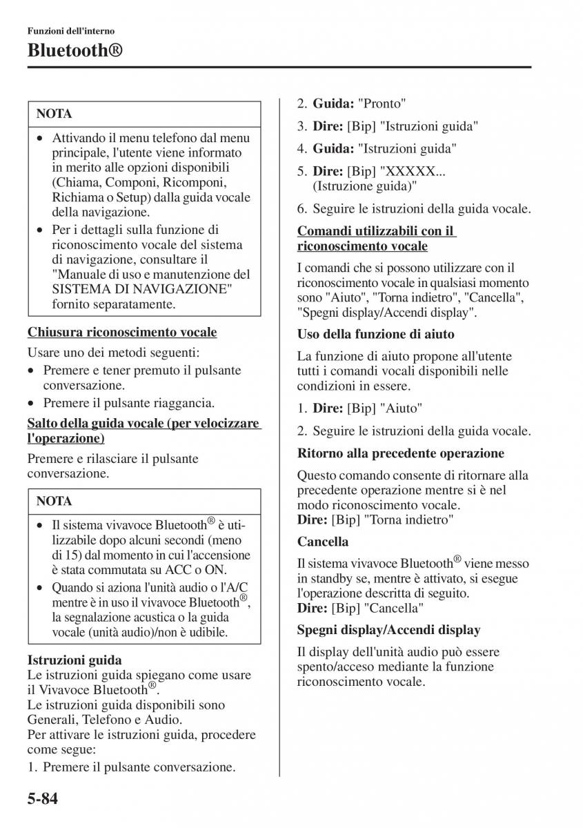 Mazda CX 5 manuale del proprietario / page 391