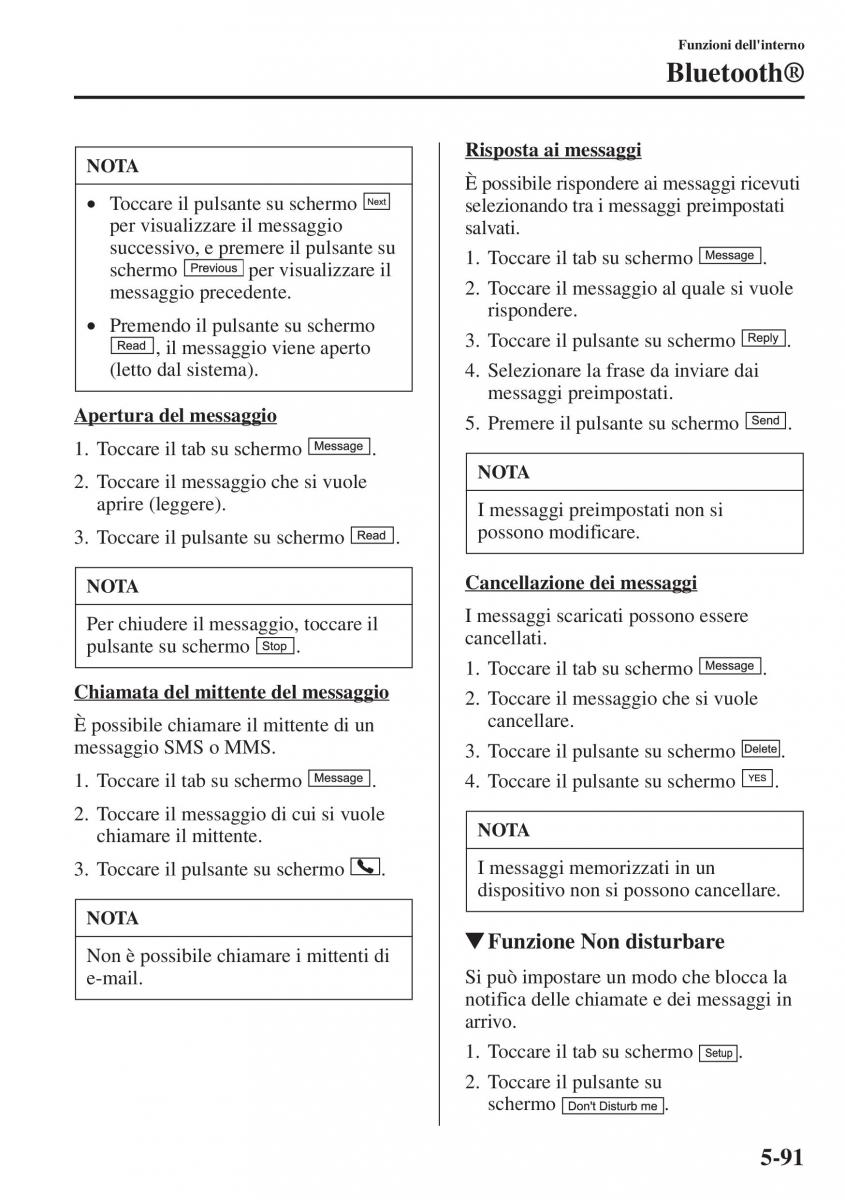 Mazda CX 5 manuale del proprietario / page 398