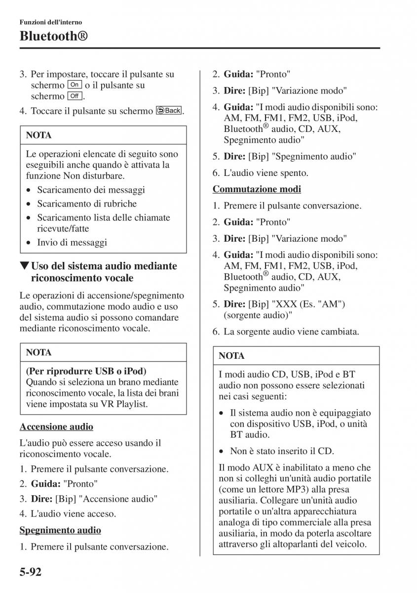 Mazda CX 5 manuale del proprietario / page 399